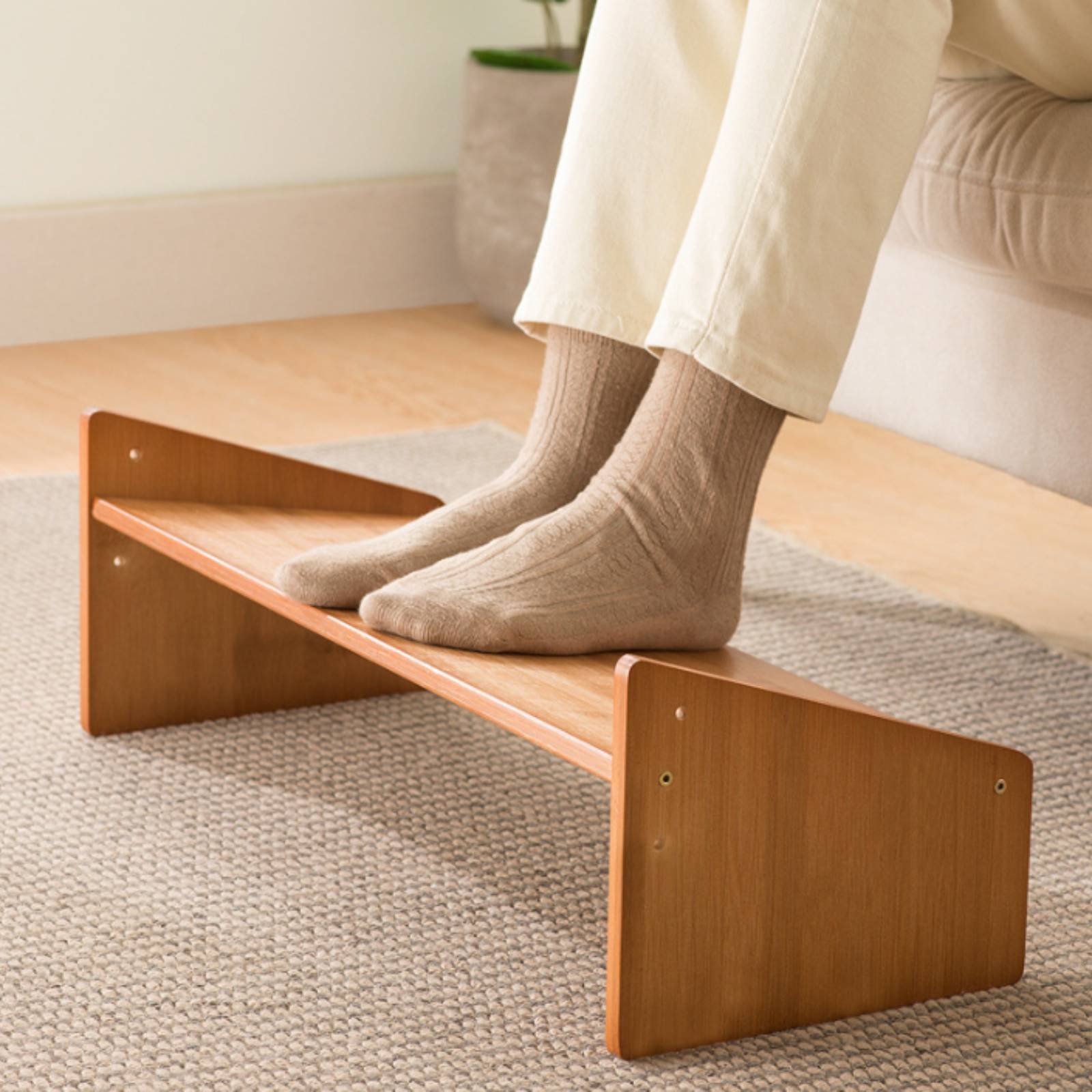 Ergonomic Office Chair - Under Desk Footrest Wide Surface Office