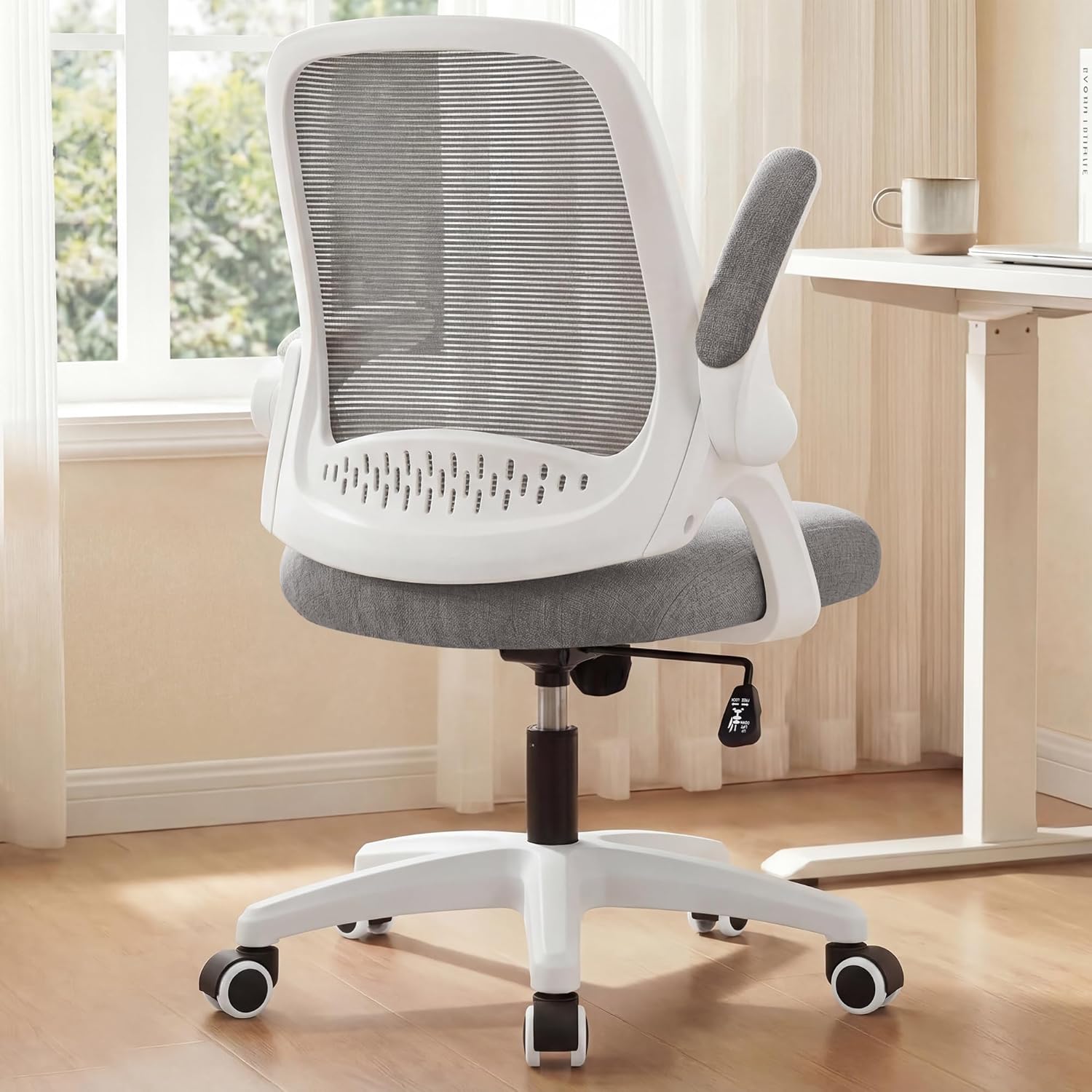 Home Office Desk - Ergonomic Mesh Office Chair with Lumbar