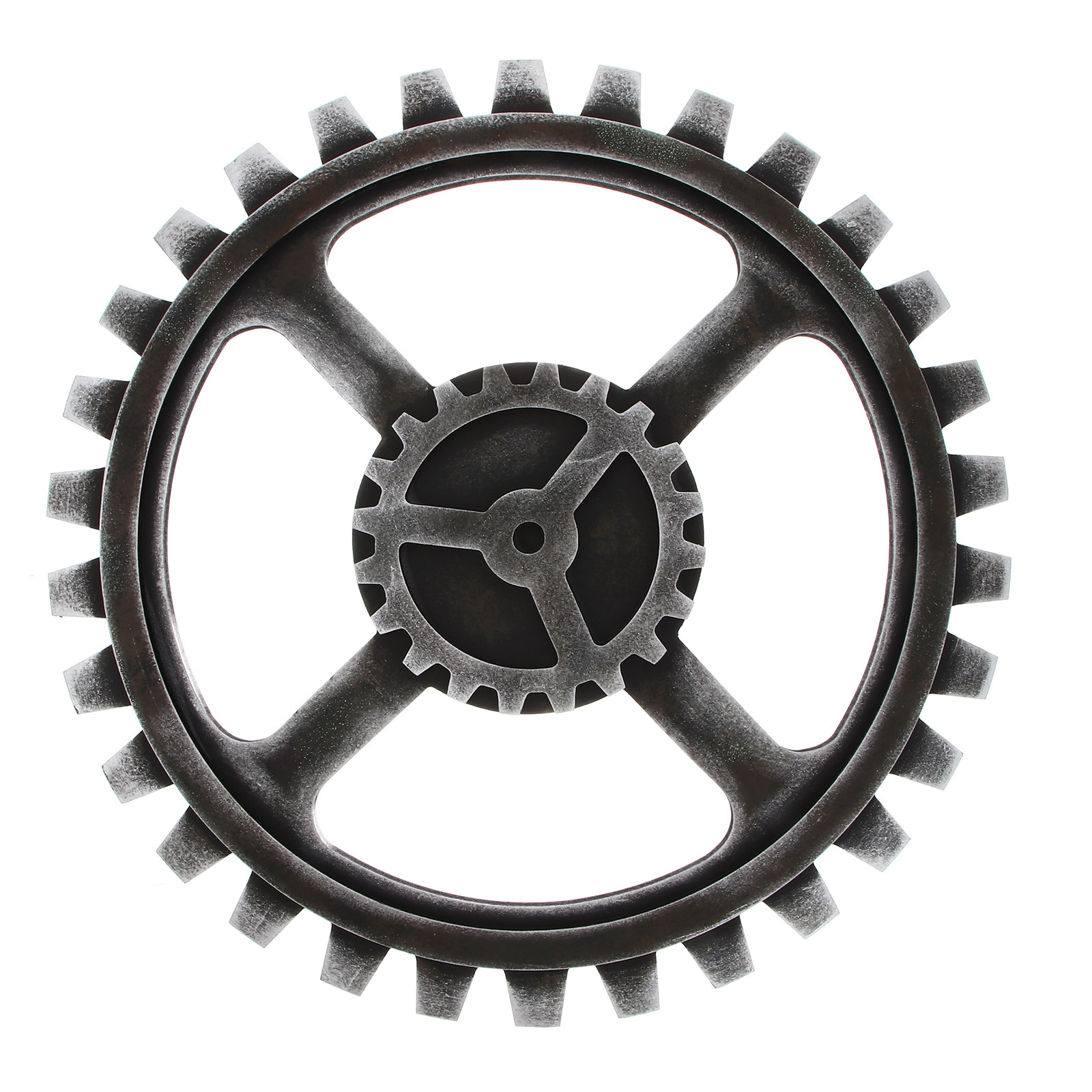 Home Office Industrial Style - 40Cm Retro Gear Wheel Wall Decor