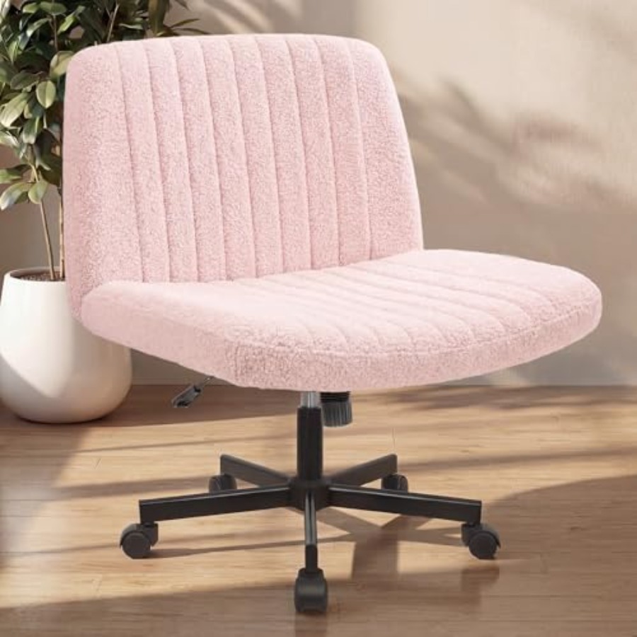 Home Office Desk - Criss Cross Chair with Wheels Home