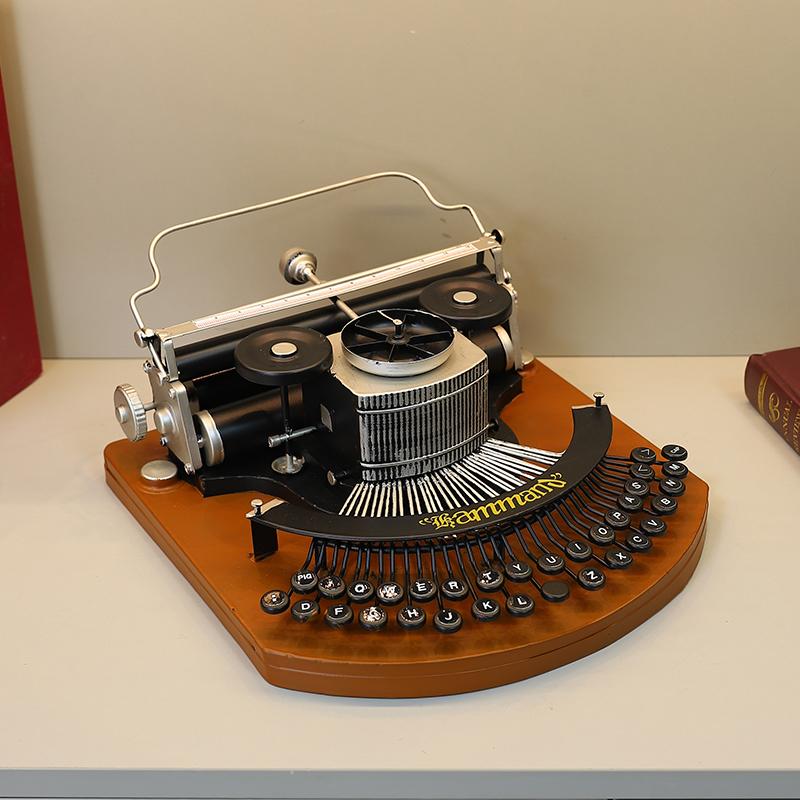 Home Office Industrial Style - Vintage Typewriter Model for Photography Props,