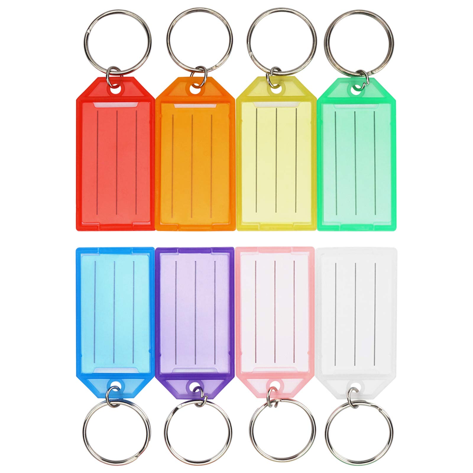 Home Office Windows - 16 Pack Plastic Key Tags with