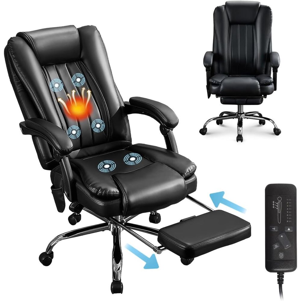 Ergonomic Office Chair - Luxury Ergonomic Massage Office Chair with