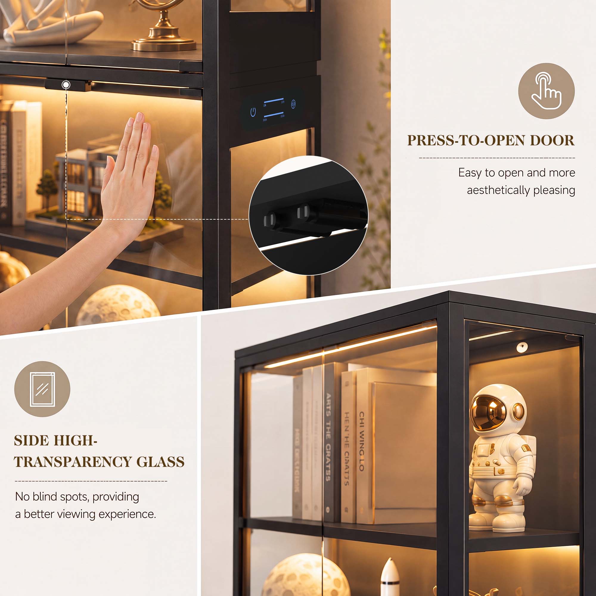 TCGBKAF 5‑Tier Display Cabinet - огляд і ціна Home Office For
