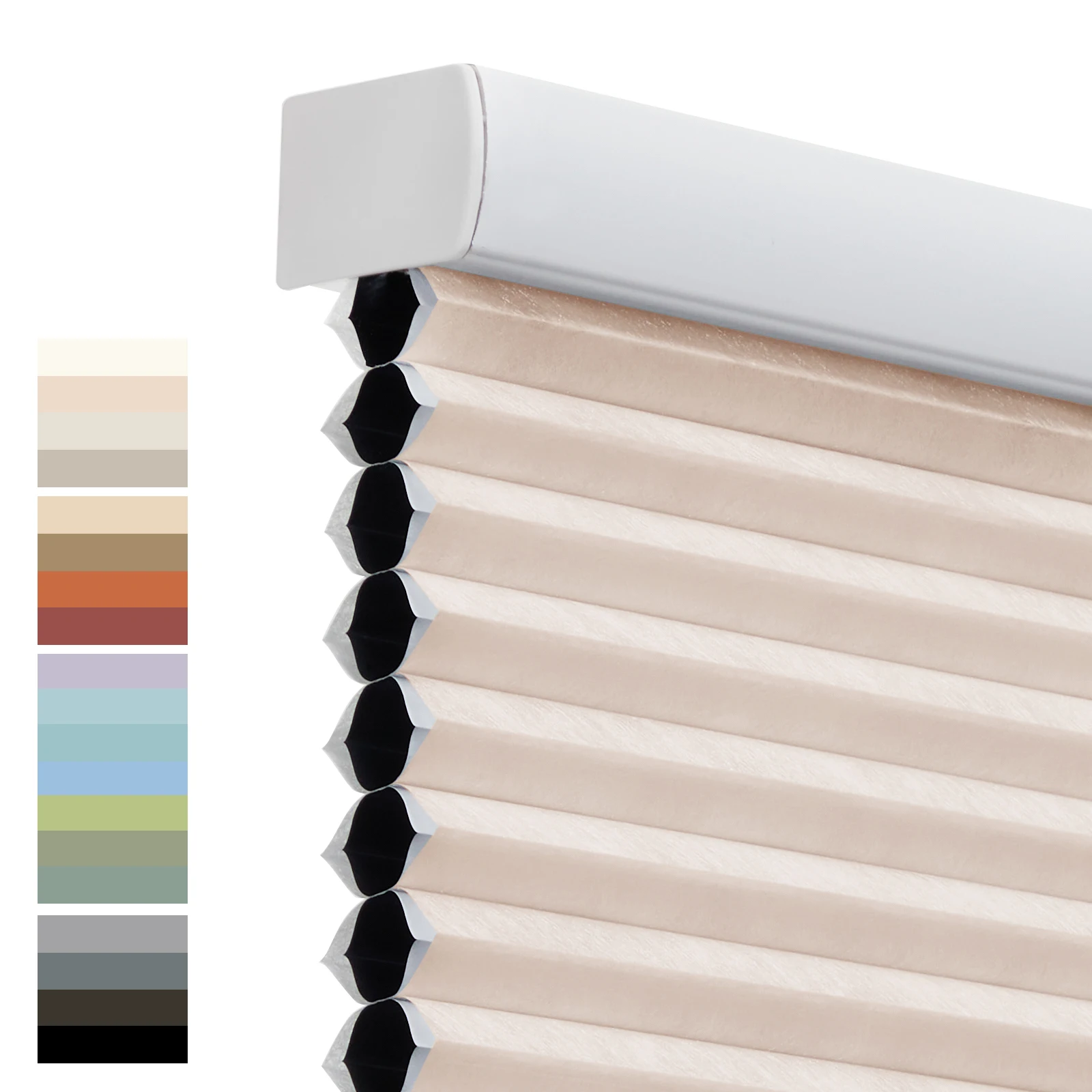 Blackout Cellular Blinds Honey - огляд і ціна Home Office Windows
