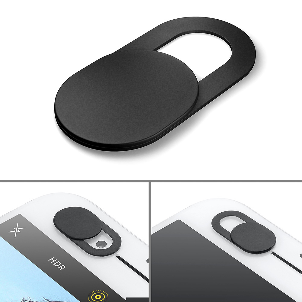 3pcs Black Plastic Webcam Cove - огляд і ціна Home Office Laptop