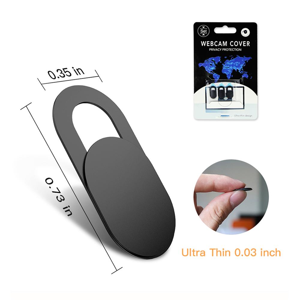 3pcs Black Plastic Webcam Cove - огляд і ціна Home Office Laptop