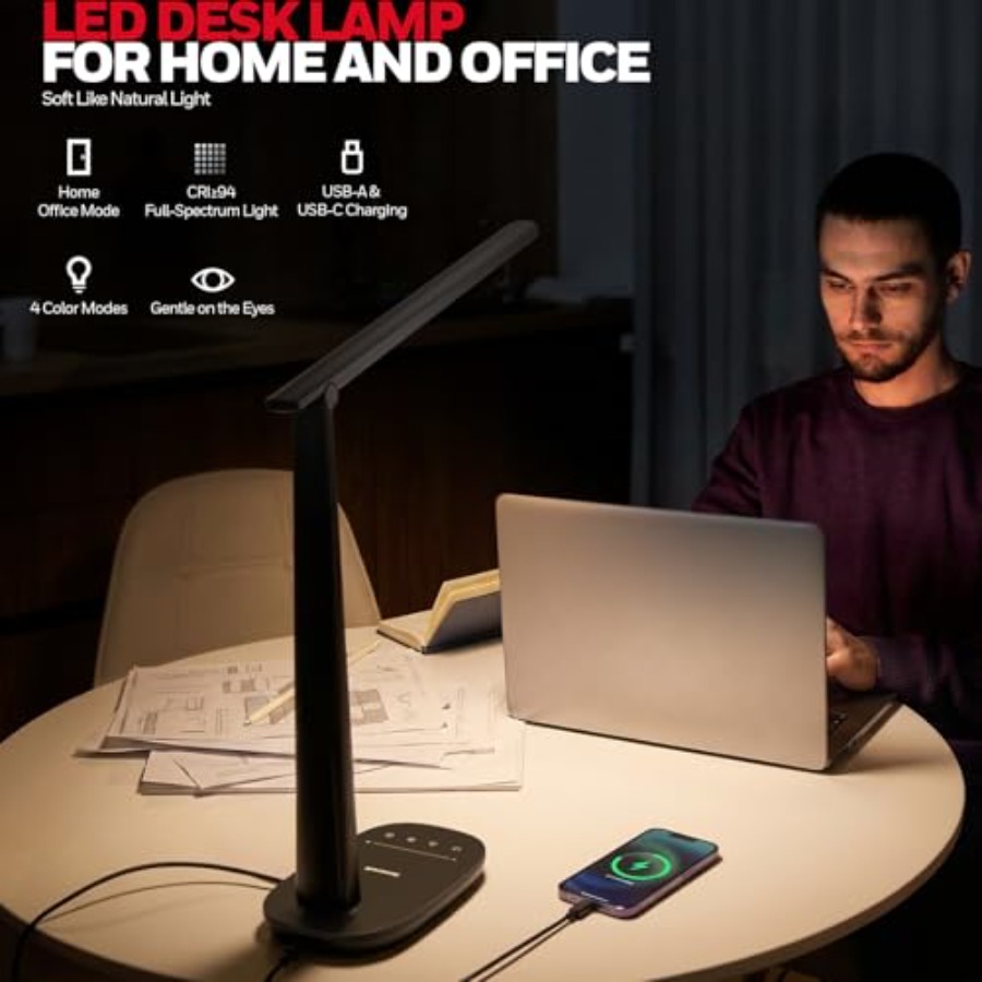 LED Desk Lamp for Home Office, - огляд і ціна Home Office Desk