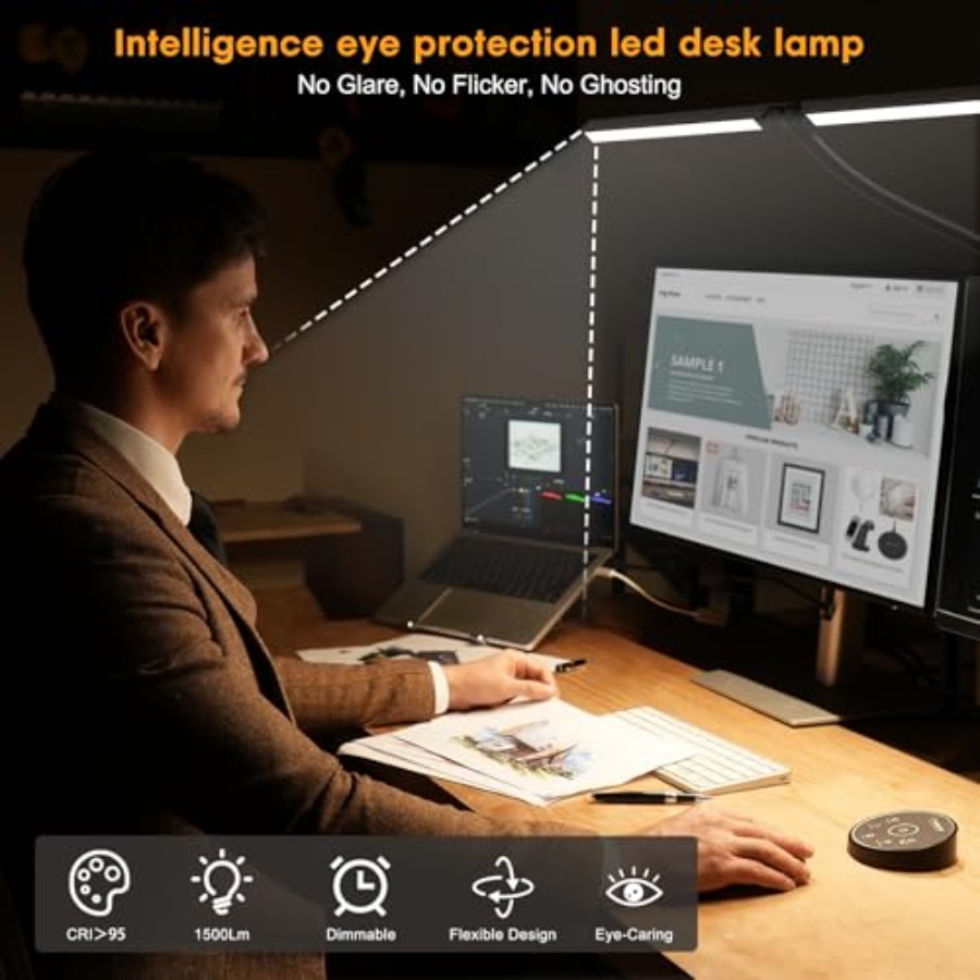 Led Desk Lamp for Office Home  - огляд і ціна Home Office Desk