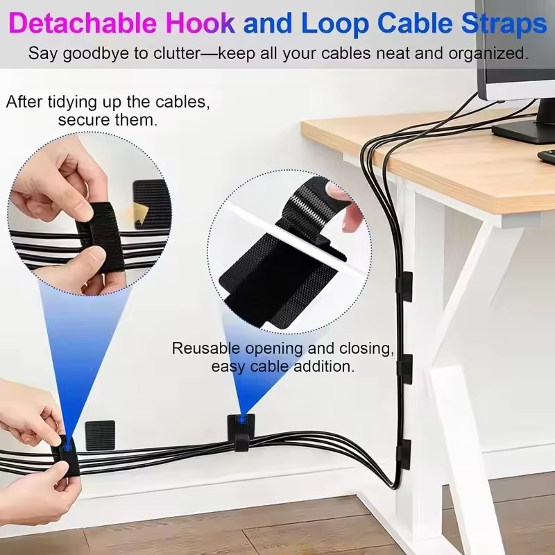4/20Pcs Reusable Self-Adhesive - огляд і ціна Home Office Desk