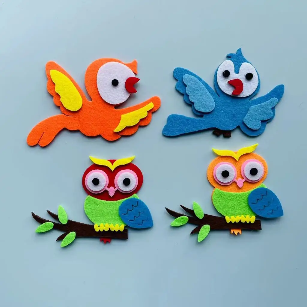 Felt animals Craft 3D Wall Dec - огляд і ціна Home Office Background