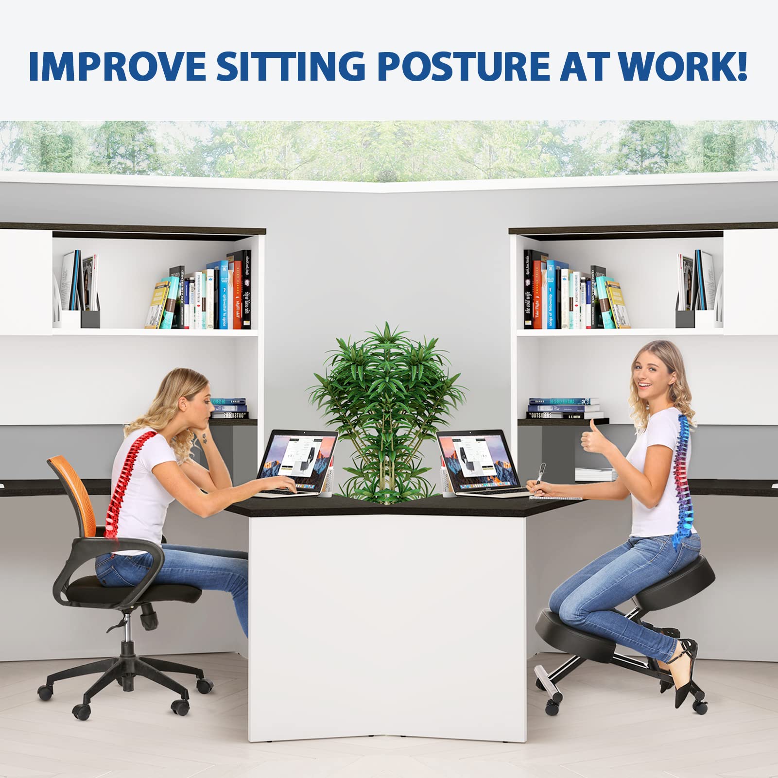 Kneeling Chair Ergonomic for O - огляд і ціна Ergonomic Office Chair