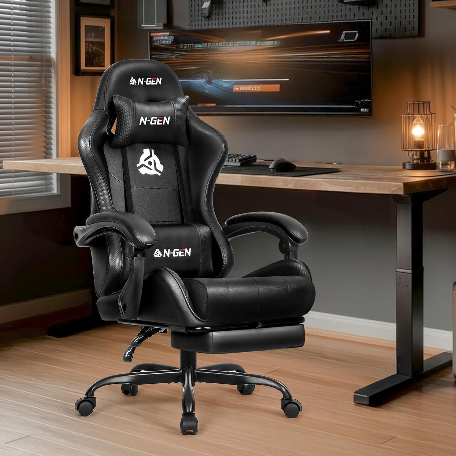 Gaming Chair with Footrest Lum - огляд і ціна Home Office Desk