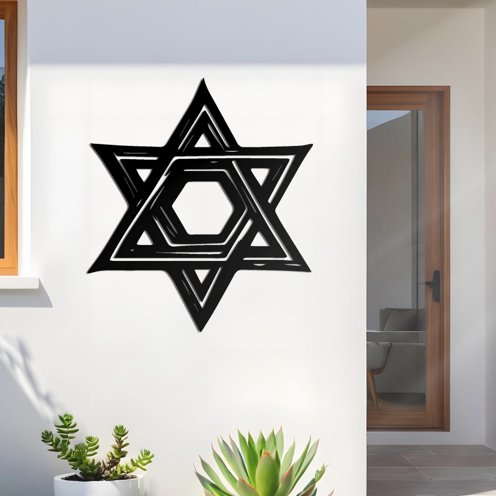 CIFBUY Iron Wall Art Star of D - огляд і ціна Home Office Free