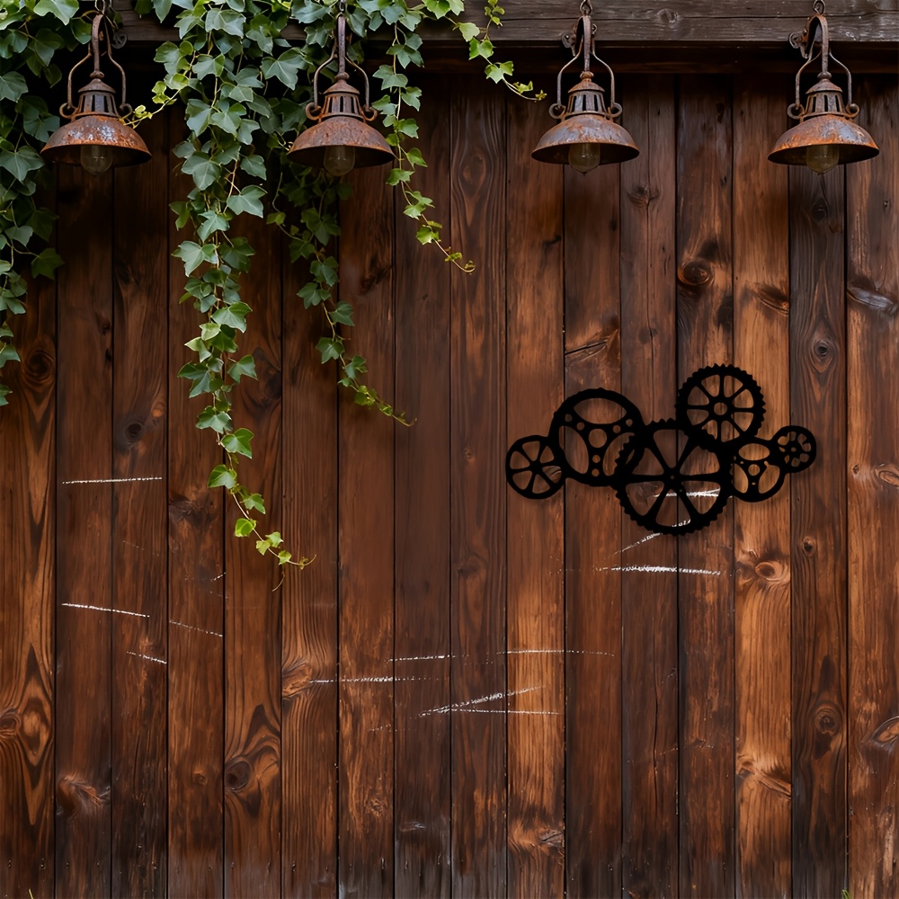 CIFBUY Iron Wall Art 2D Gear M - огляд і ціна Home Office Industrial Style