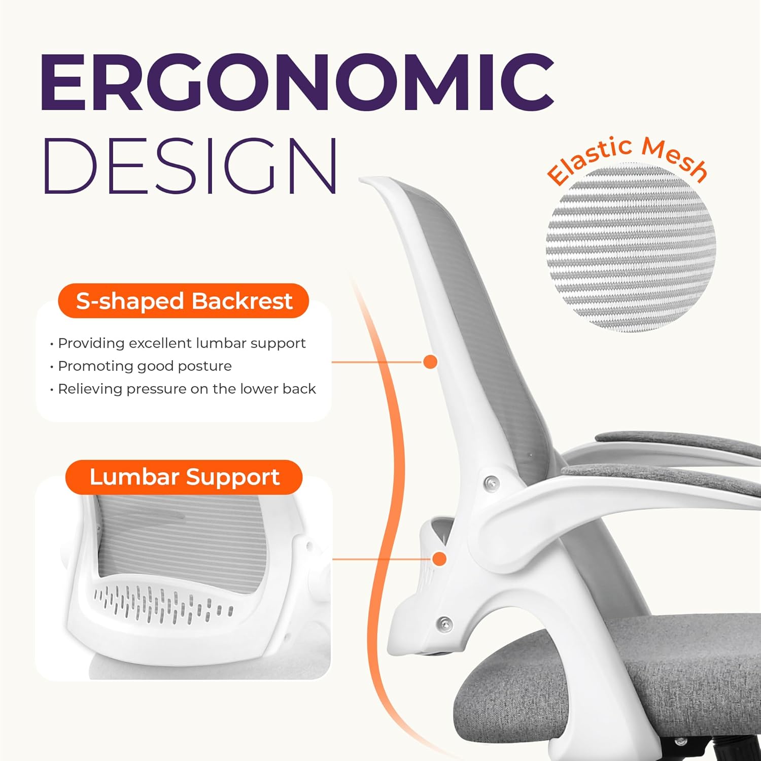Ergonomic Mesh Office Chair wi - огляд і ціна Home Office Desk
