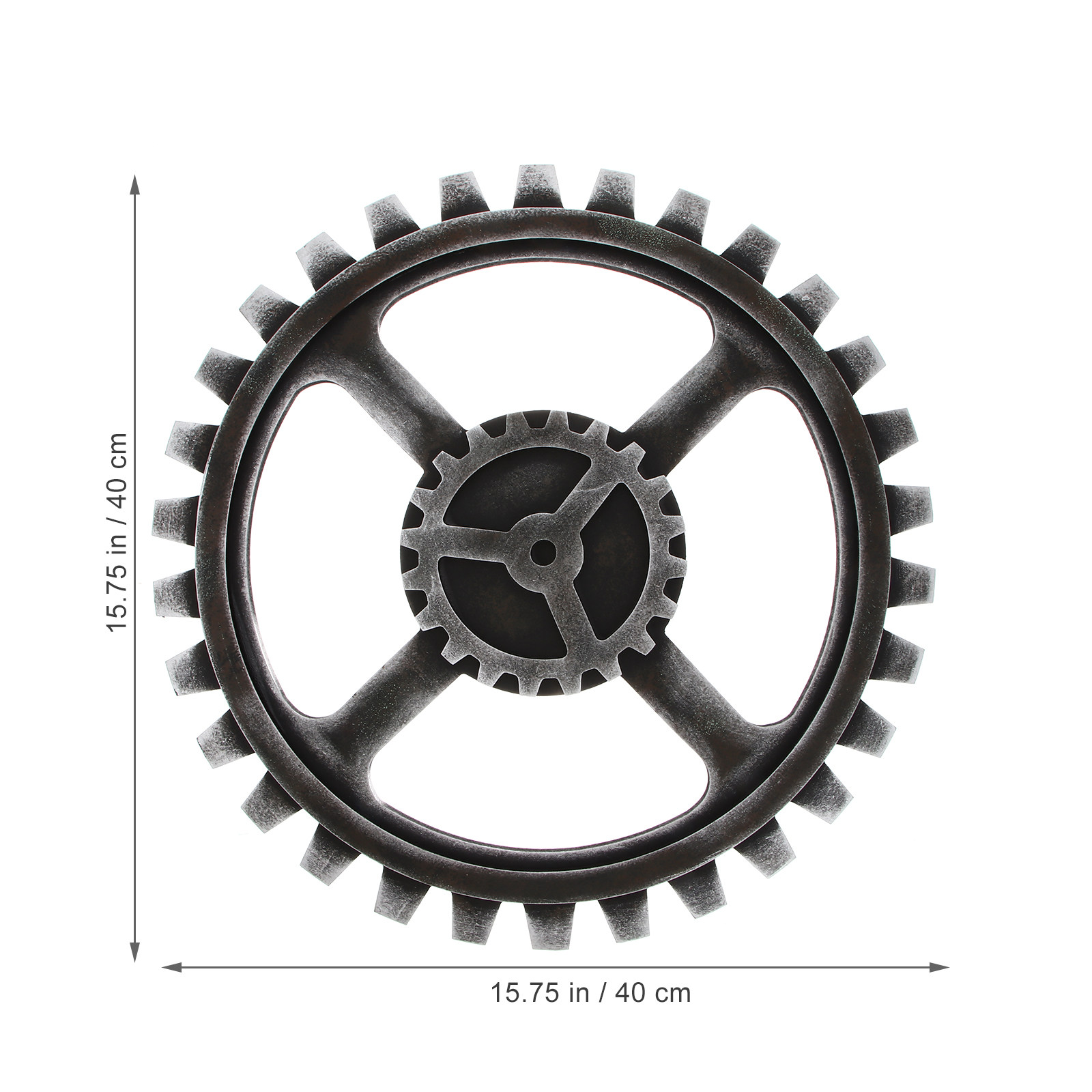 40Cm Retro Gear Wheel Wall Dec - огляд і ціна Home Office Industrial Style