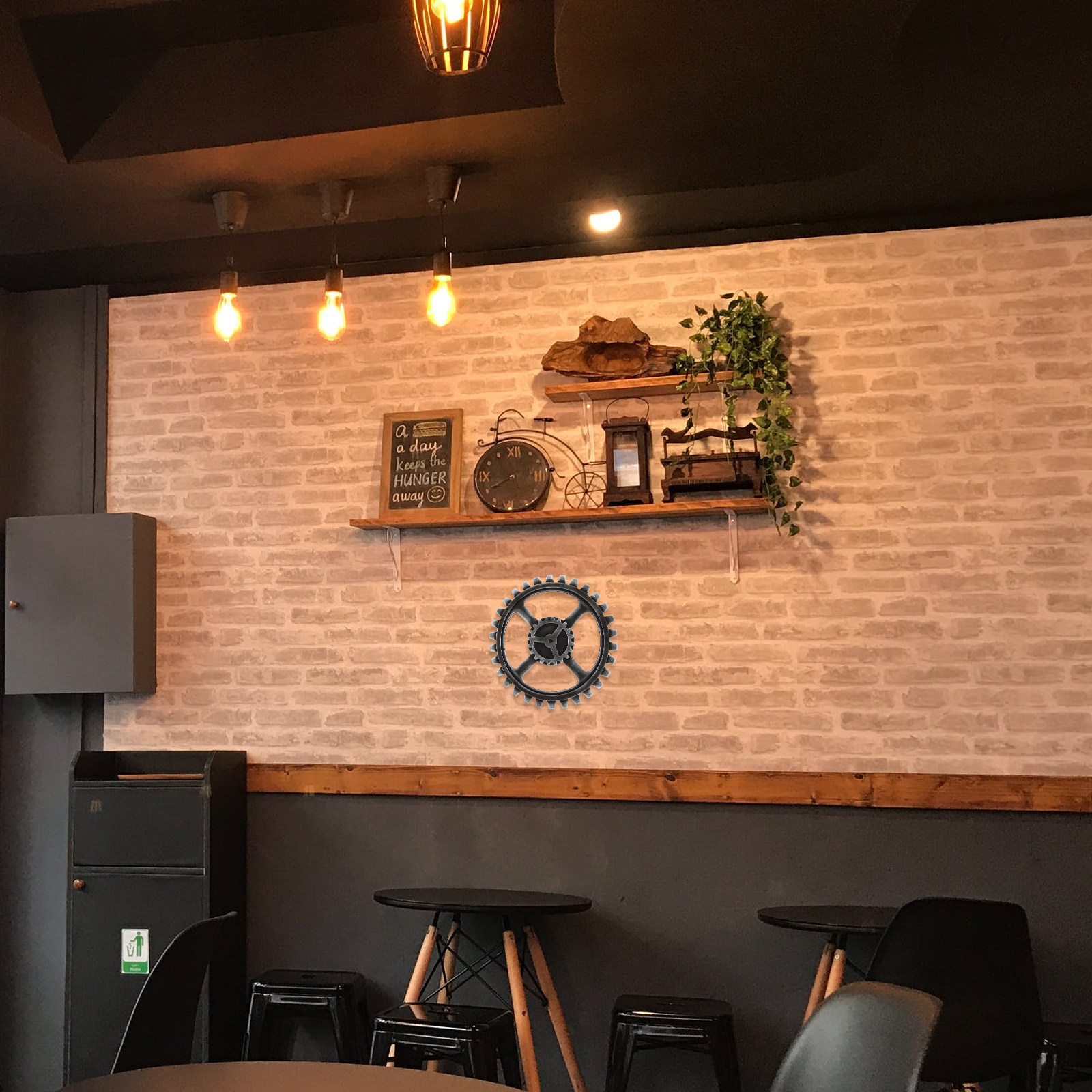 40Cm Retro Gear Wheel Wall Dec - огляд і ціна Home Office Industrial Style