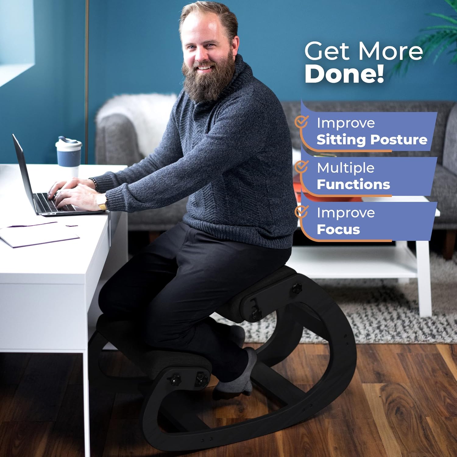 Ergonomic Wooden Kneeling Chai - огляд і ціна Ergonomic Office Chair