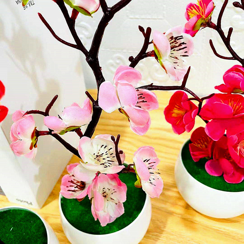 Simulation Plum Flower Pot Pla - огляд і ціна Home Office Background