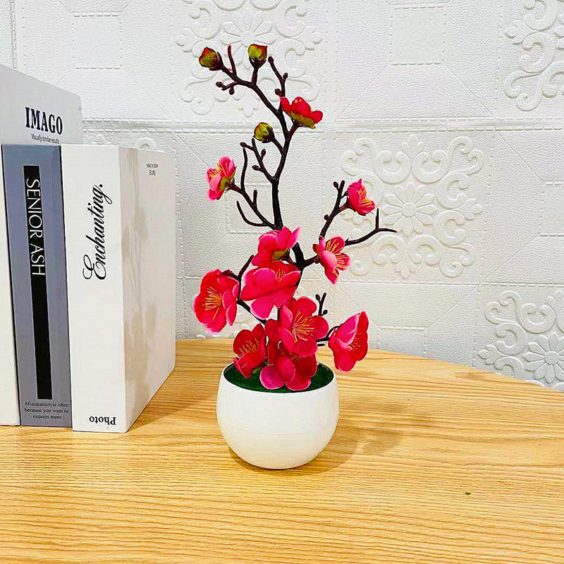 Simulation Plum Flower Pot Pla - огляд і ціна Home Office Background
