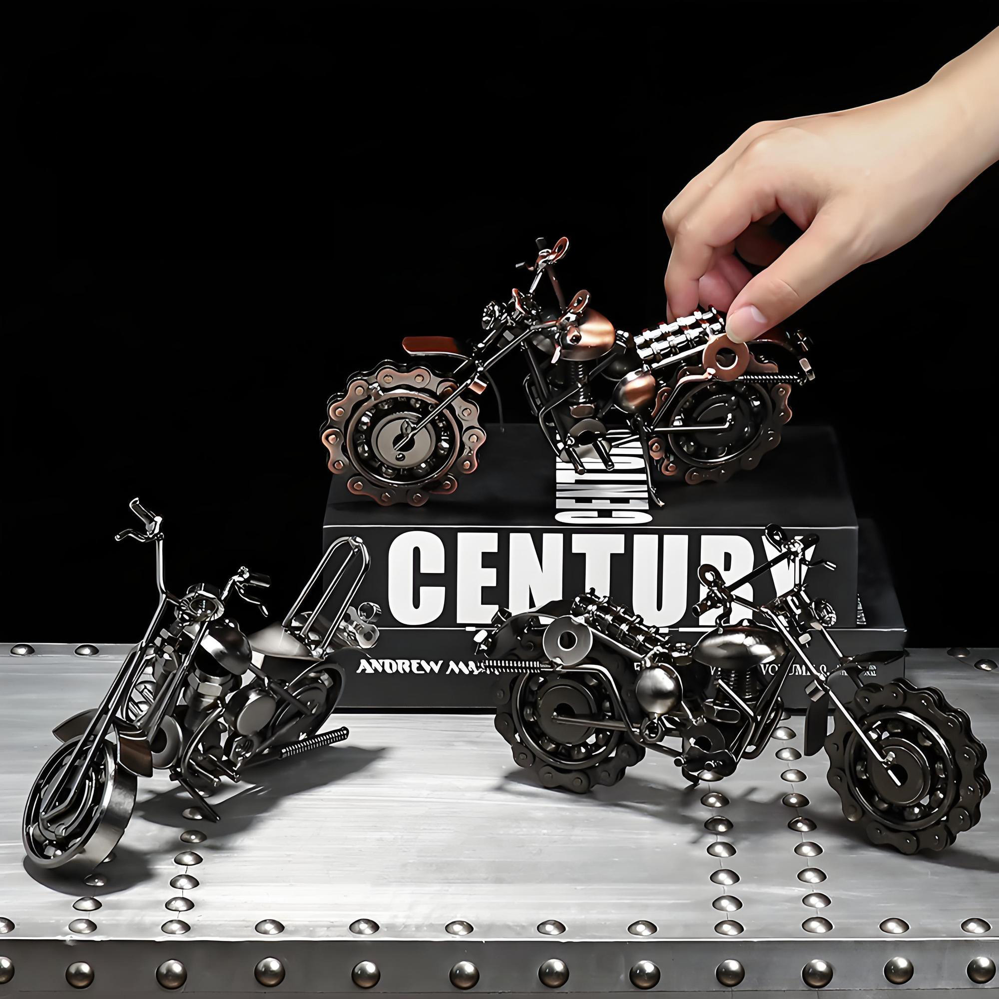 Handmade Iron Motorcycle Model - огляд і ціна Home Office Industrial Style