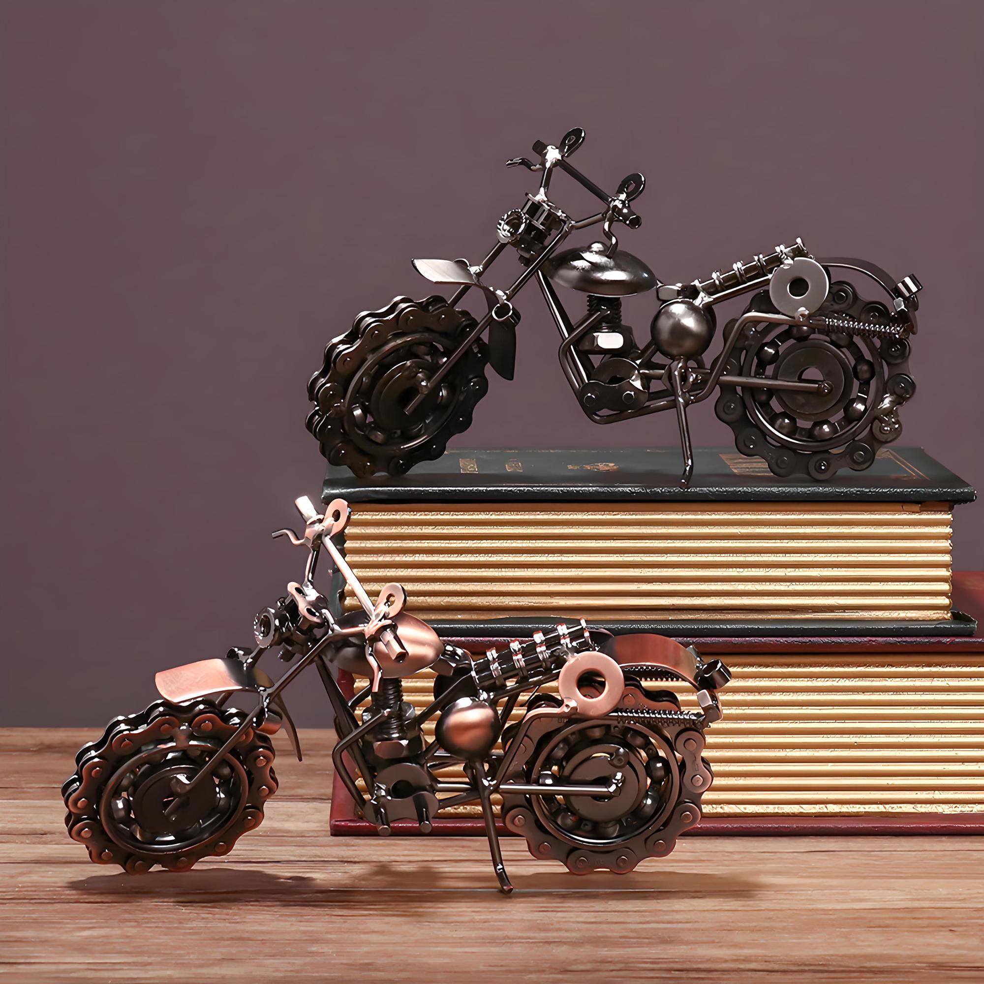Handmade Iron Motorcycle Model - огляд і ціна Home Office Industrial Style
