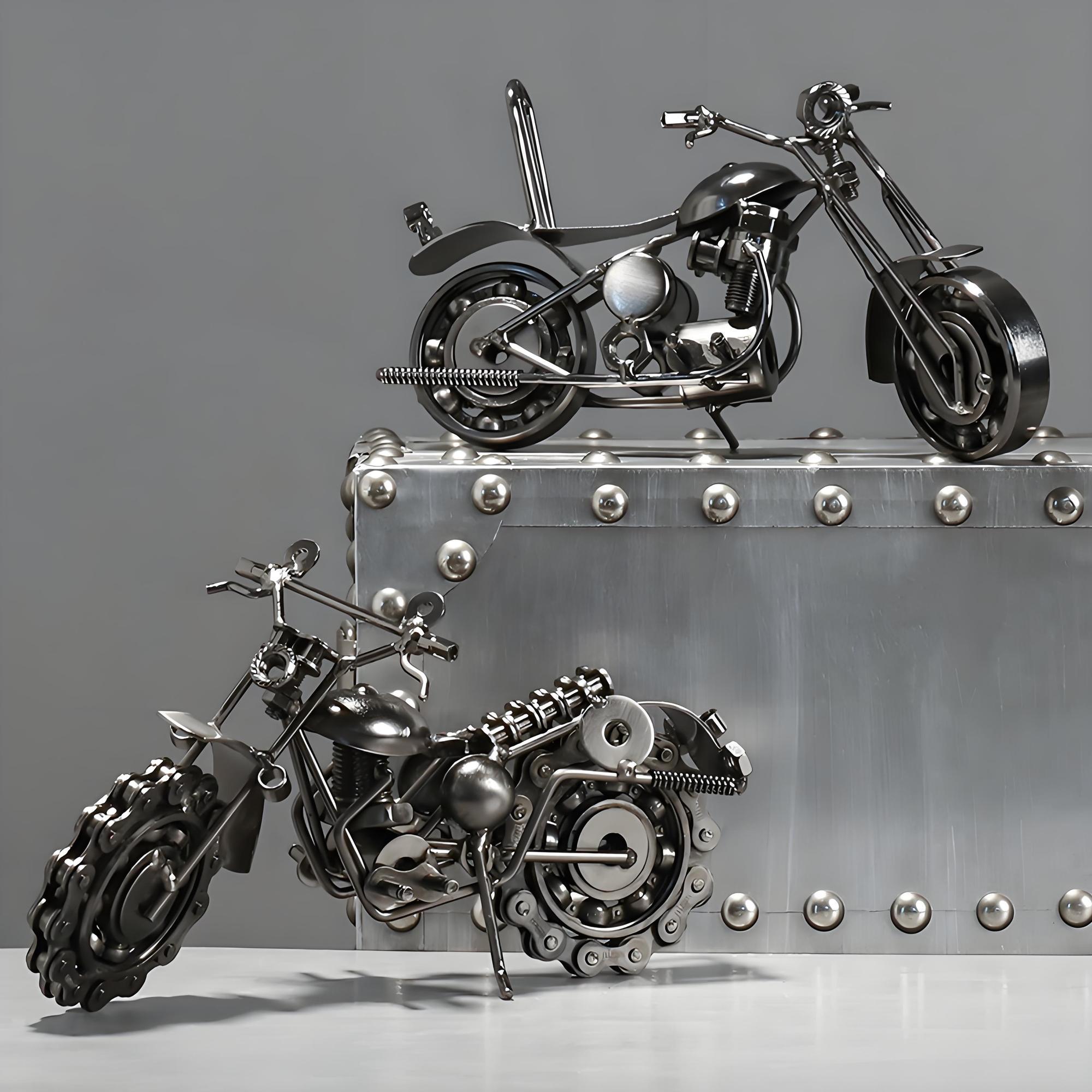 Handmade Iron Motorcycle Model - огляд і ціна Home Office Industrial Style