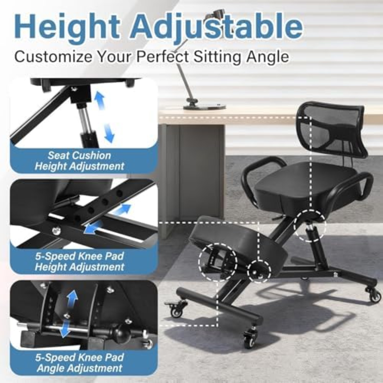 Ergonomic Kneeling Chair Adjus - огляд і ціна Ergonomic Office Chair