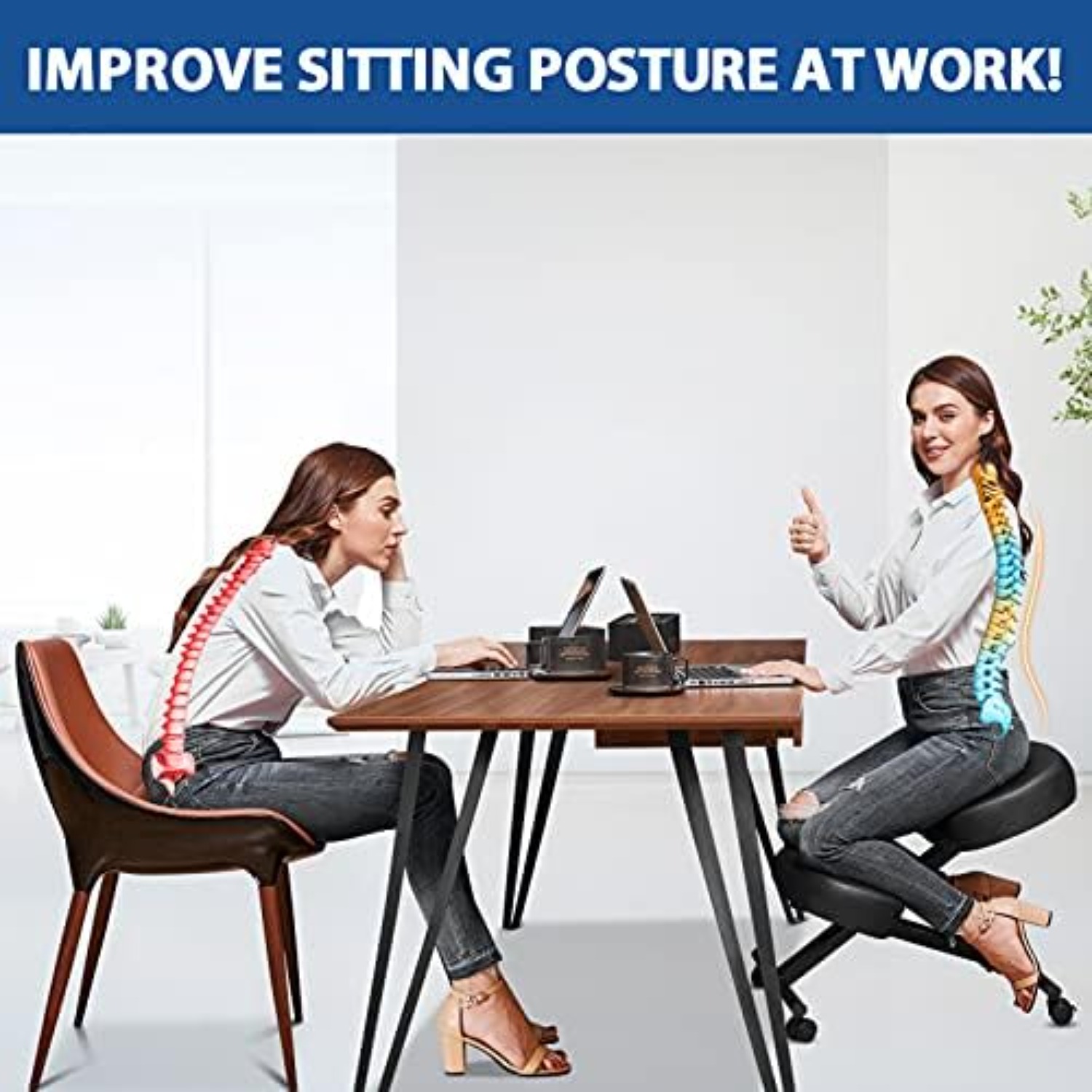 Kneeling Chair Ergonomic for O - огляд і ціна Ergonomic Office Chair