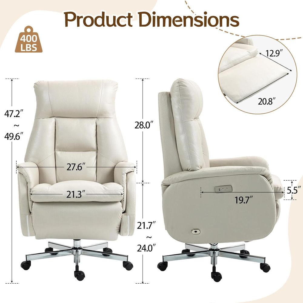USB Charging Reclining Ergonom - огляд і ціна Ergonomic Office Chair