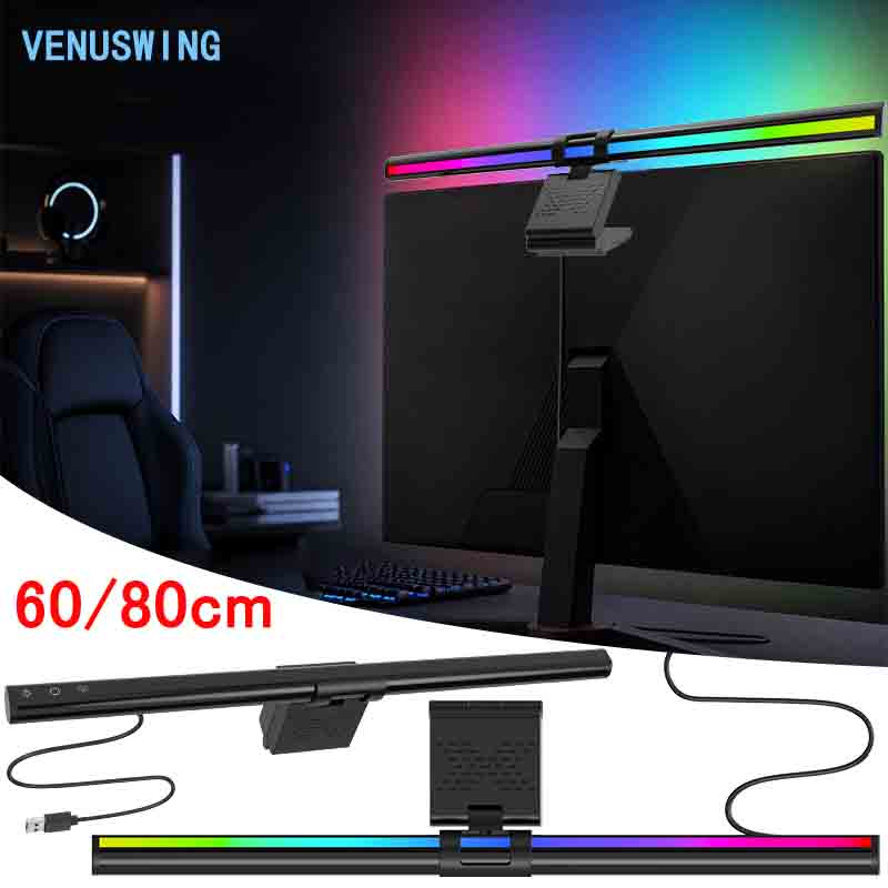 60/80cm Monitor Light Bar RGB  - огляд і ціна Home Office Work