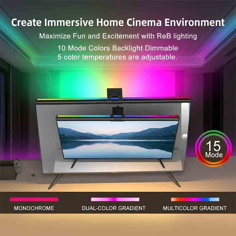 60/80cm Monitor Light Bar RGB  - огляд і ціна Home Office Work