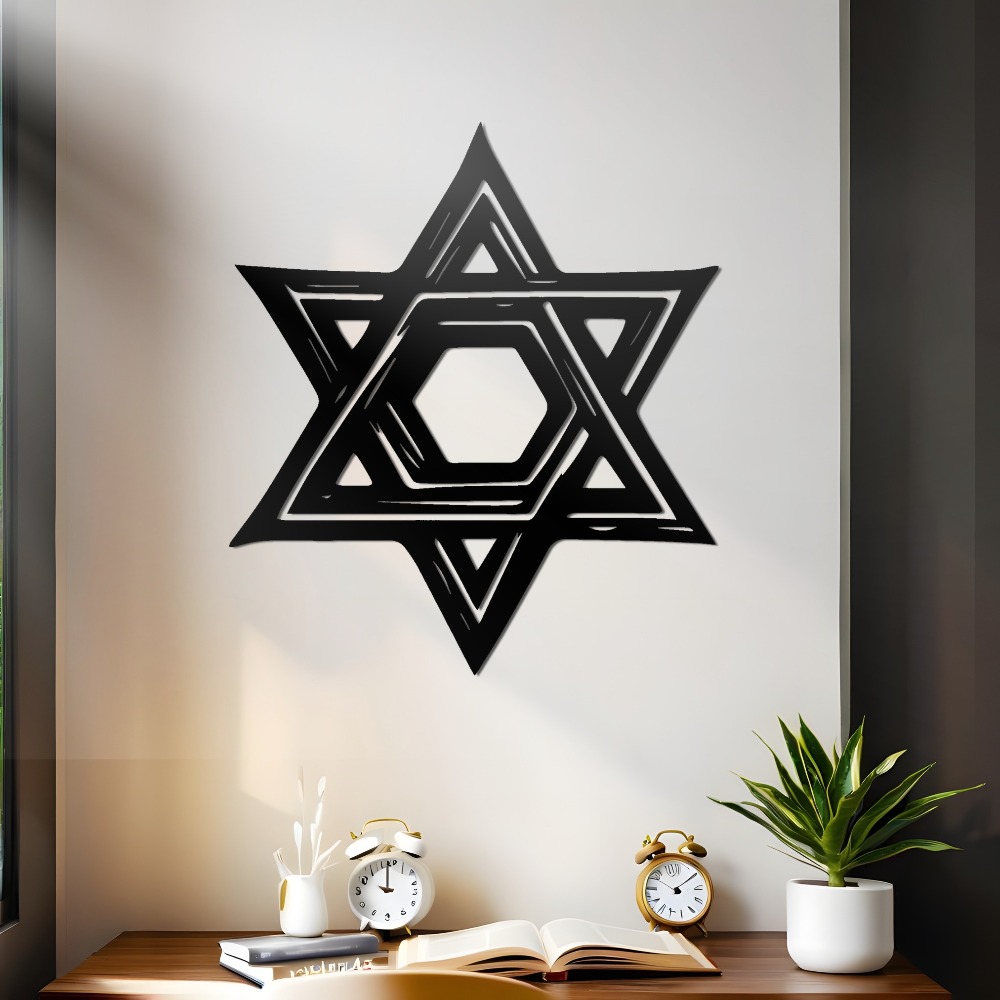 CIFBUY Iron Wall Art Star of D - огляд і ціна Home Office Free
