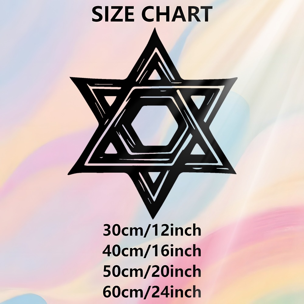 CIFBUY Iron Wall Art Star of D - огляд і ціна Home Office Free