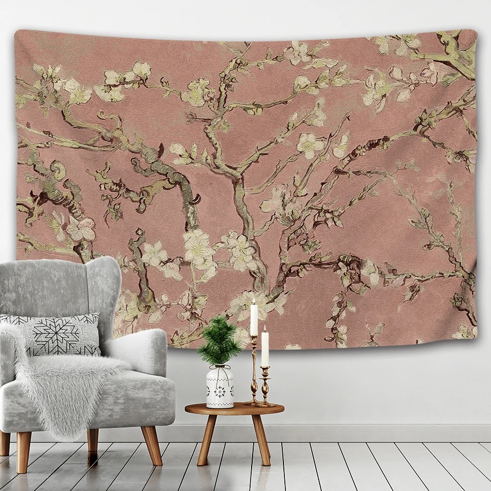 Retro Oil Painting Floral Back - огляд і ціна Home Office Background