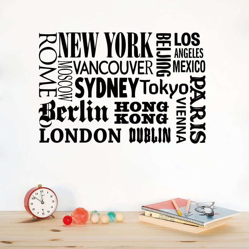 New York London Paris Quote wa - огляд і ціна Home Office York