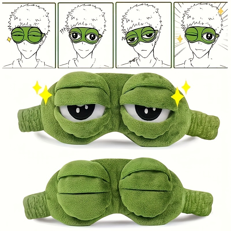 Sleep Eye Mask 3D Cute Frog Fu - огляд і ціна Home Office Gadgets