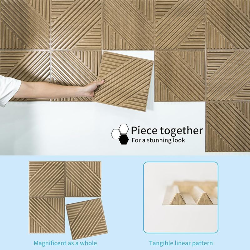 12 Pcs  3D Wall Panel 30x30cm  - огляд і ціна Home Office Background