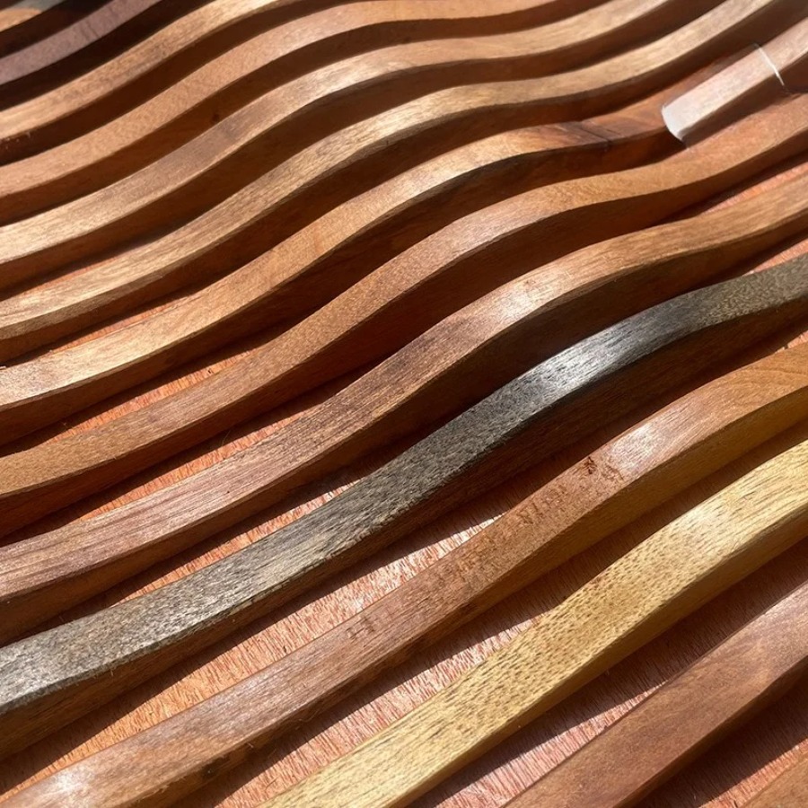 Solid Wood Wavy Curve Mosaic T - огляд і ціна Home Office Background